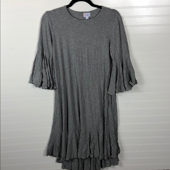 LuLaRoe Dresses & Skirts - **RARE** LuLaRoe Maureen Dress - Gray EUC